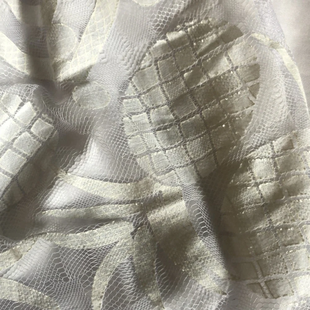 💛 0 💛 NWT Anthro Top Blouse Sleeveless Pineapple Lace Buttons Cute Fun​ - Picture 5 of 8
